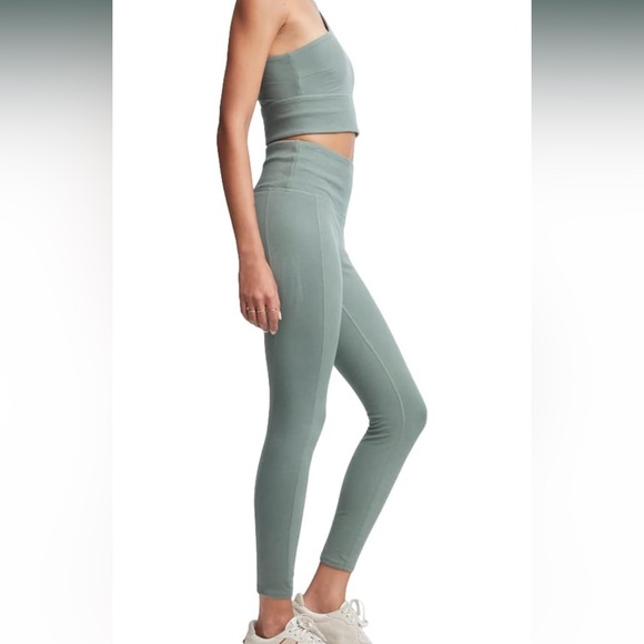 Sincerely Jules for Bandier Set in:Fatigue Green Meadow Leggings + Meadow Bra xl - Picture 3 of 6